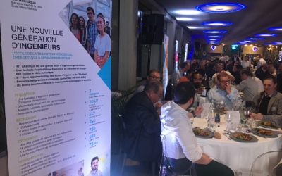 Le diner, les tables des alumni IMT Atlantique